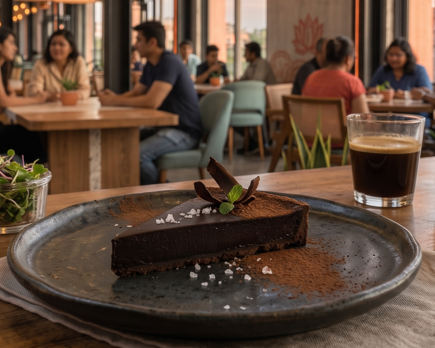 Chocolate tart