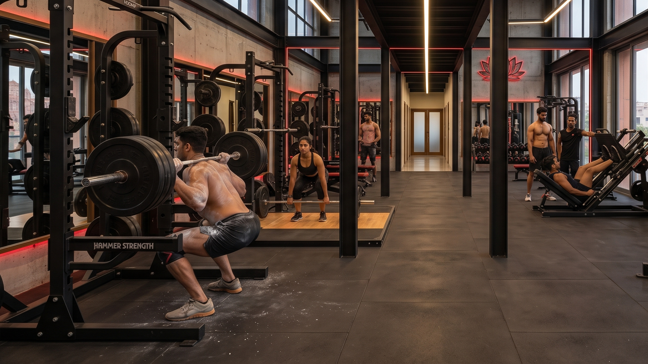 Premium industrial gym