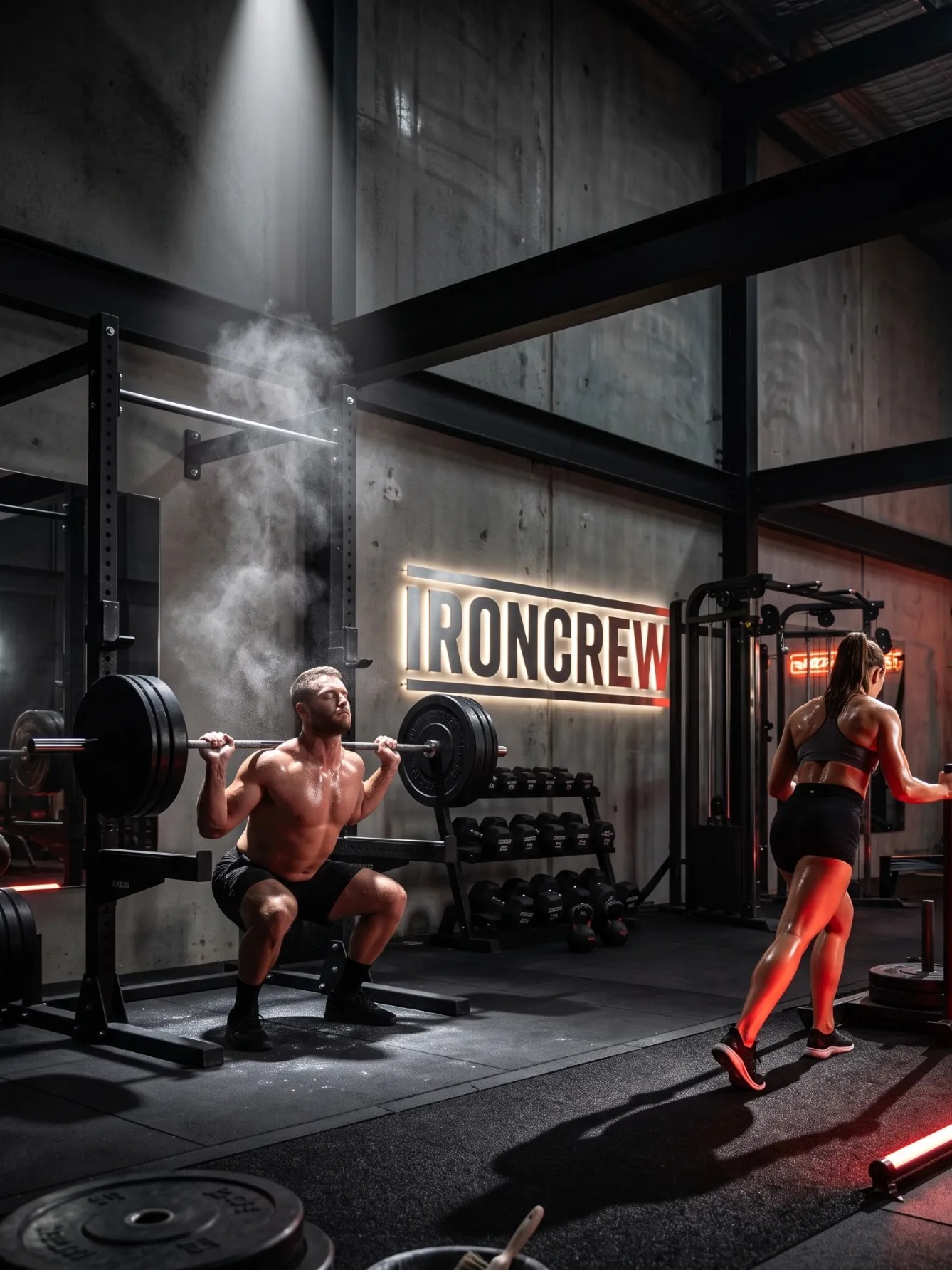 Ironcrew Fitness concept preview