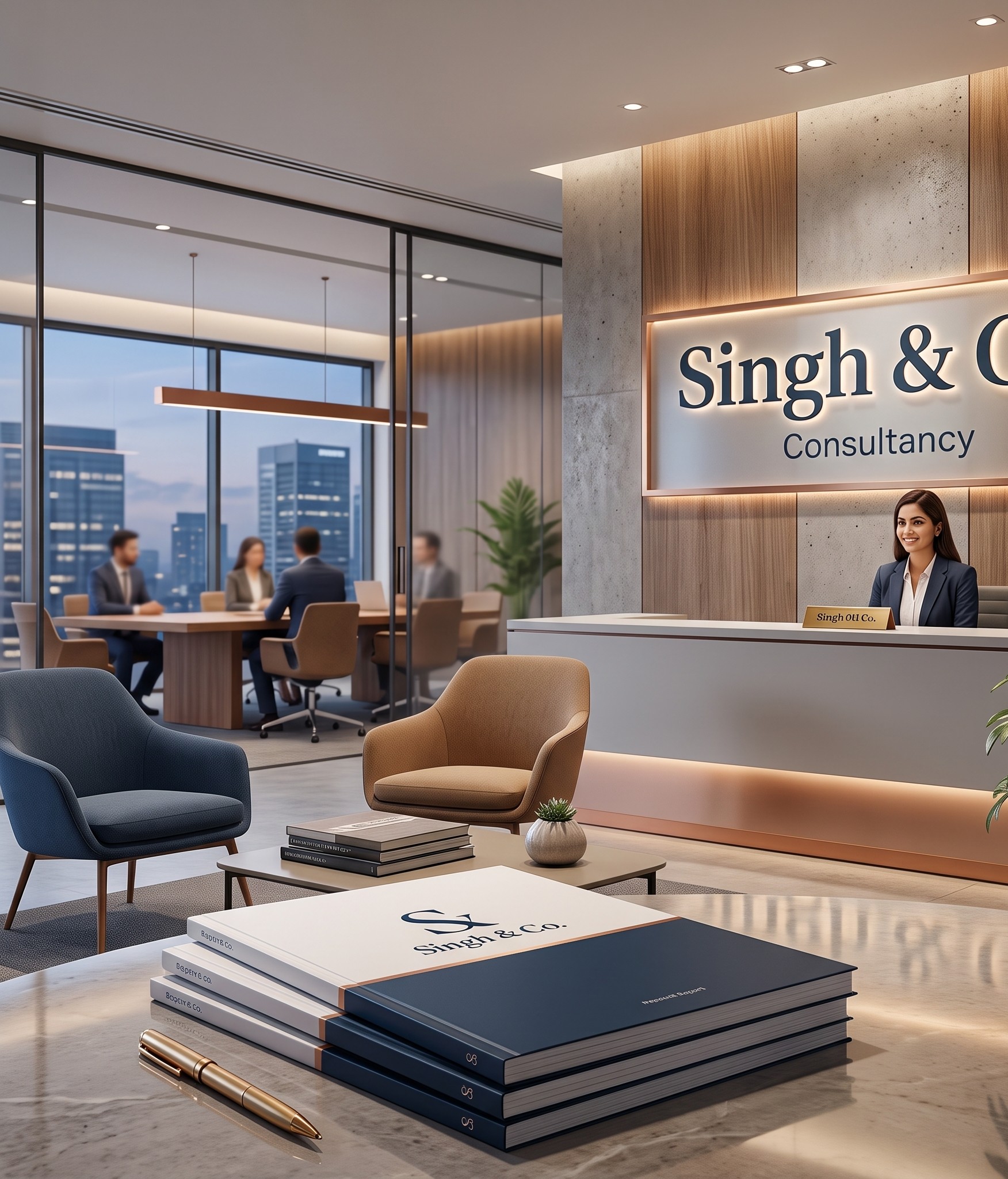 Singh and Co professional services concept preview