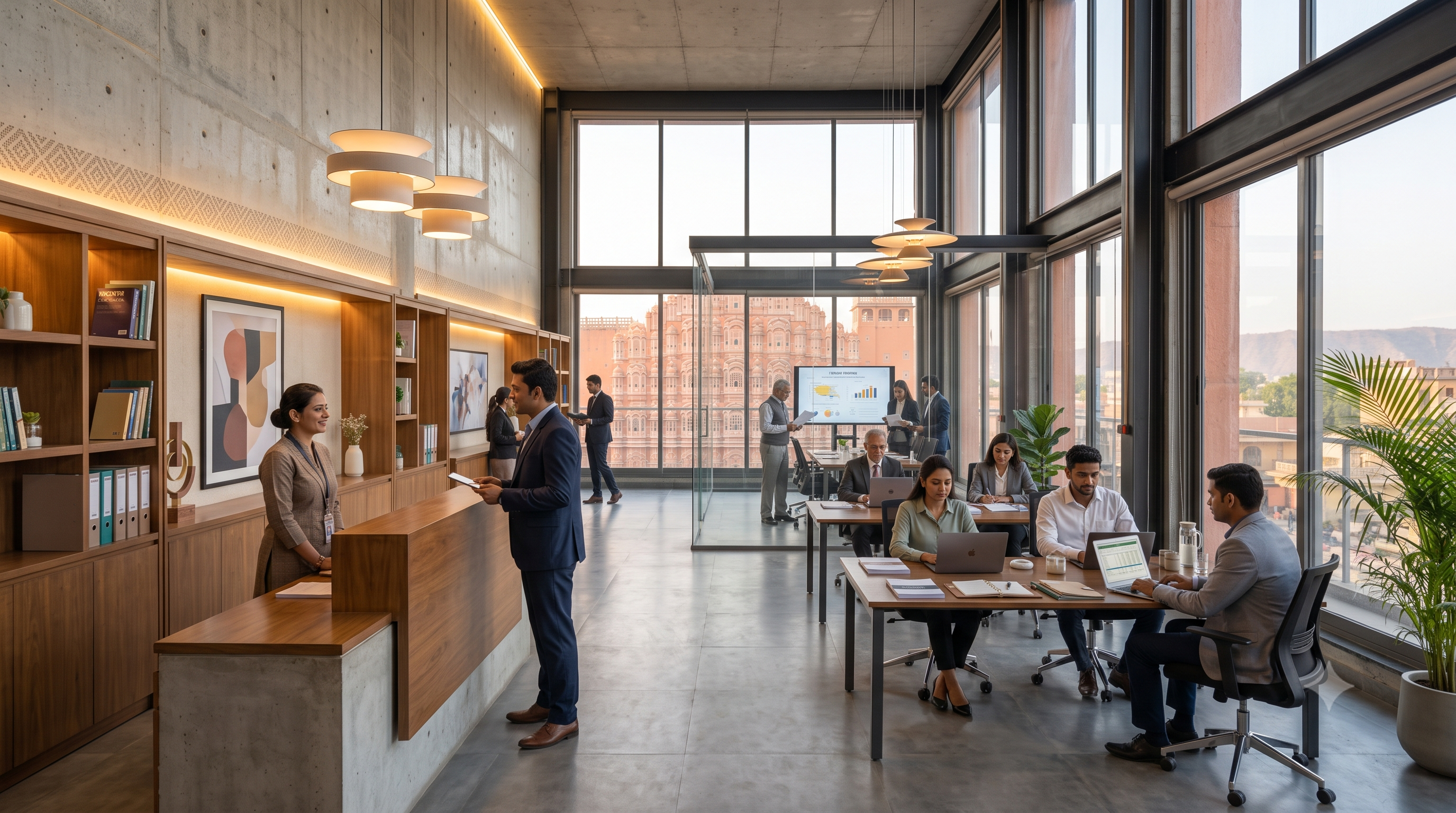 Modern consultancy office